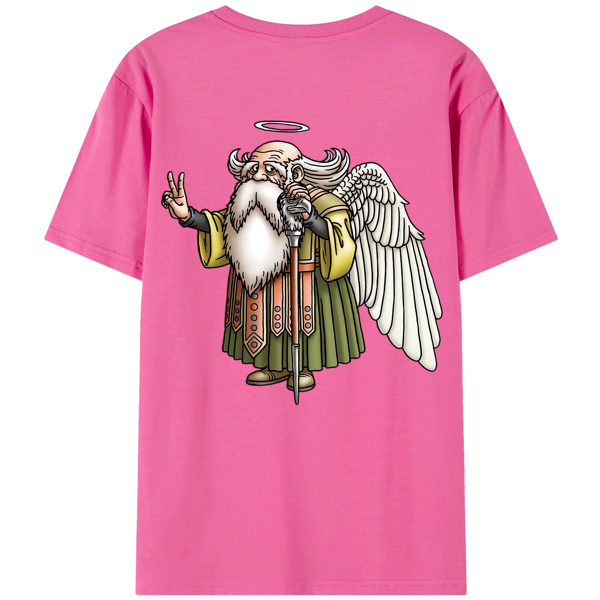 （画像用） ドラゴンクエスト Doragon Kuesuto Dragon Quest レディース半袖Tシャツ(バックプリント)